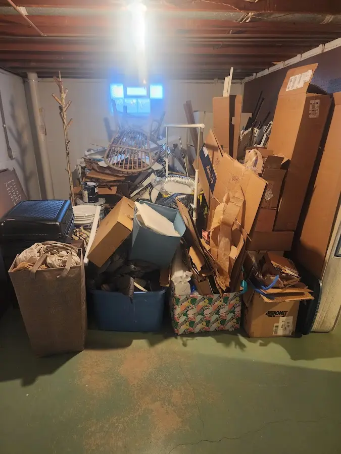 Roll-off dumpster container at job site for Yard Waste Dumpster Rental in Saratoga